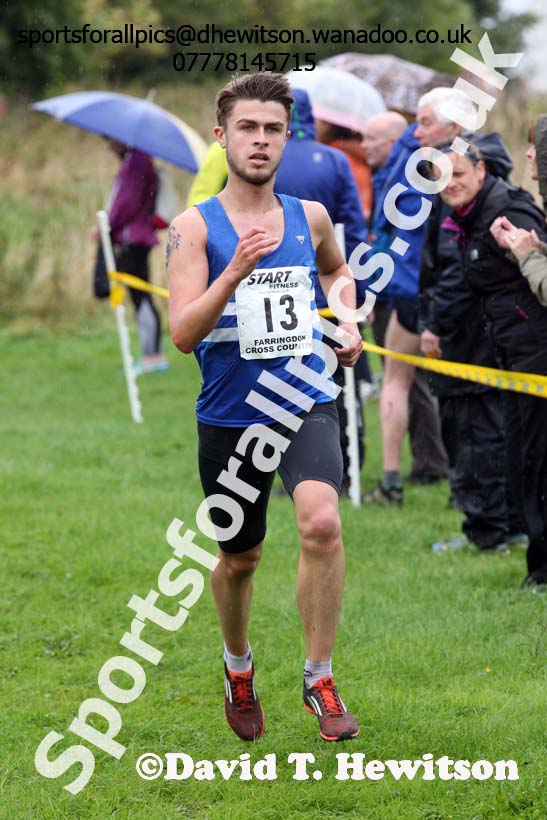 Senior mens relay, Sunderland Harriers Open Cross Counry, Farringdon Park, Sunderland. Photo: David T. Hewitson/Sports for All Pics